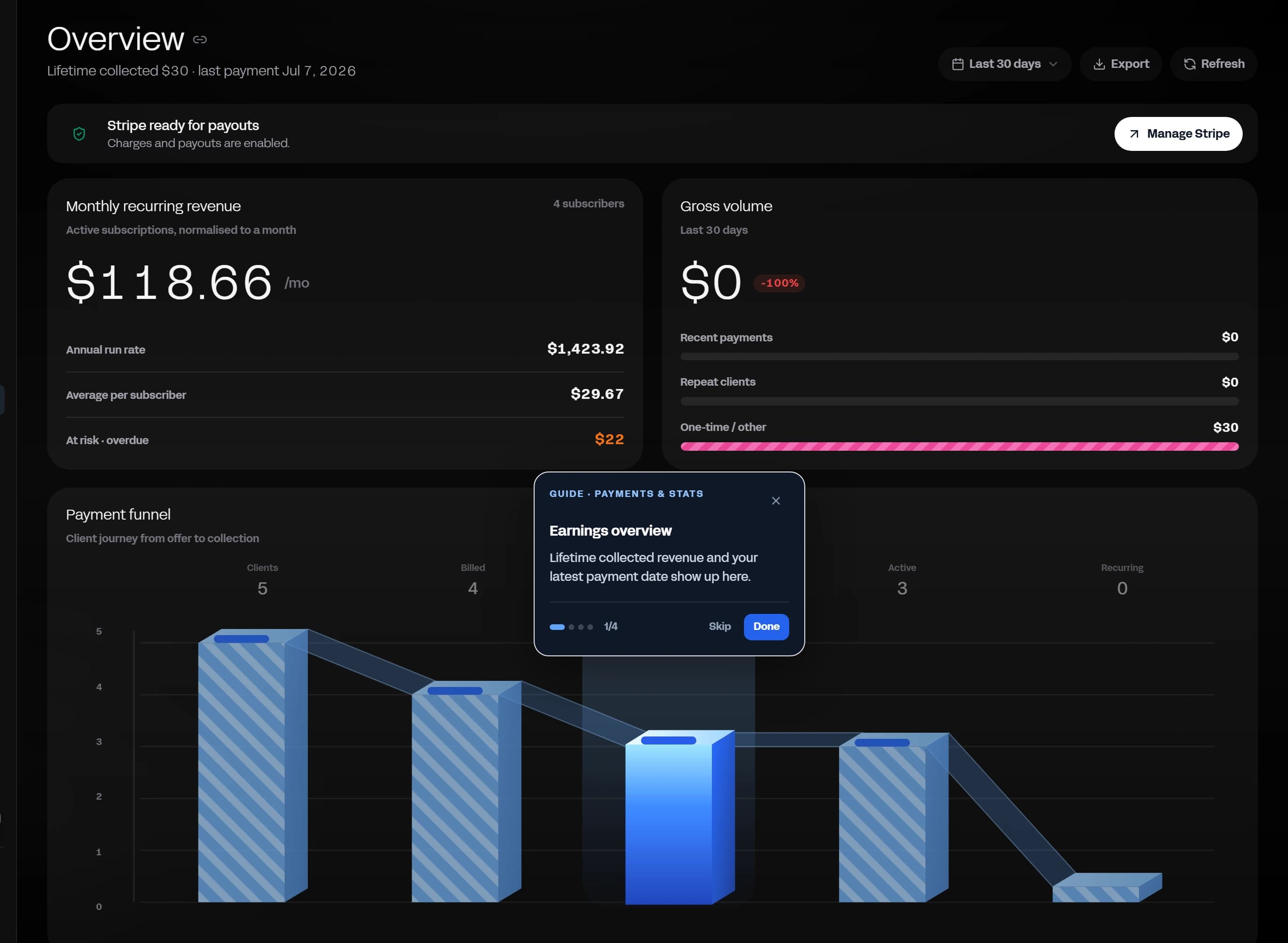 Get paid without chasing anyone product screenshot